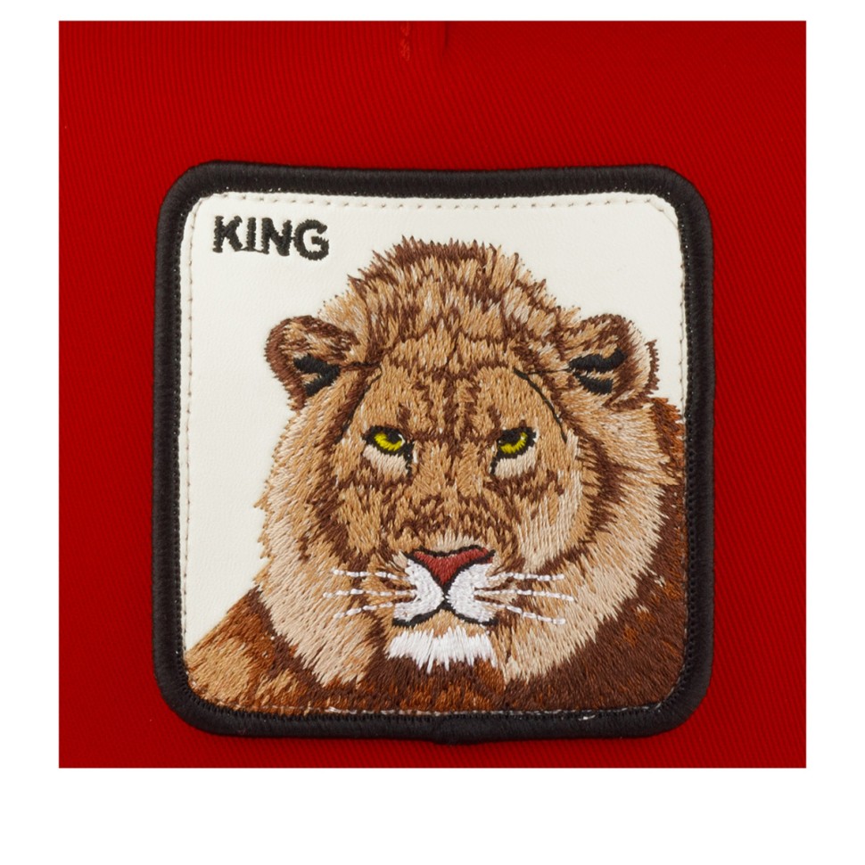 Бейсболка GOORIN BROTHERS ANIMAL FARM KING 101-0388 (красный) в Екатеринбурге в Екатеринбурге