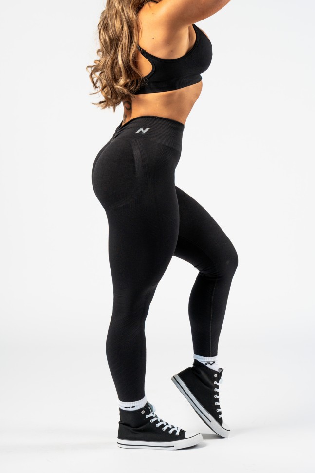 Леггинсы Nebbia High Waisted Push-Up Leggings TOTALLY SEAMLESS 303 Black в Екатеринбурге в Екатеринбурге