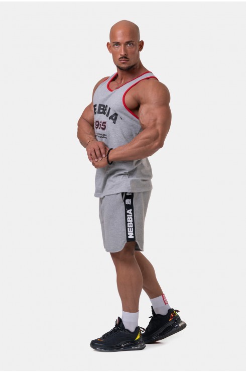 Майка Nebbia Old-school Muscle tank top 193 Light grey в Екатеринбурге  в Екатеринбурге 