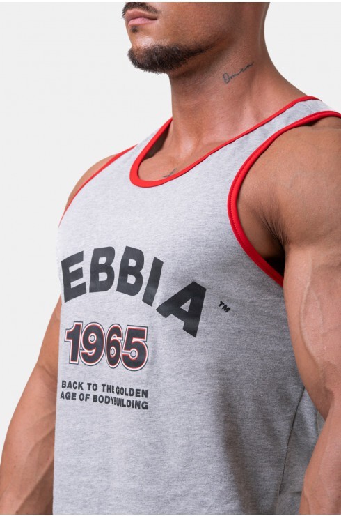 Майка Nebbia Old-school Muscle tank top 193 Light grey в Екатеринбурге  в Екатеринбурге 