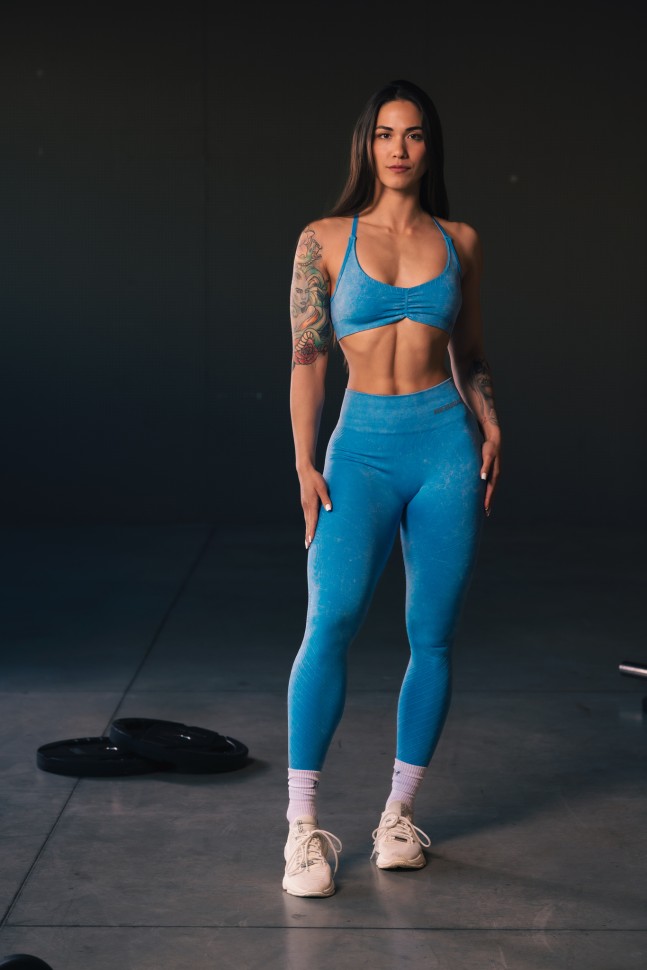 Леггинсы Nebbia High Waisted Push-Up Leggings TOTALLY SEAMLESS 303 Blue в Екатеринбурге в Екатеринбурге