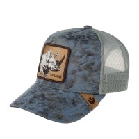 Бейсболка GOORIN BROTHERS ANIMAL FARM Носорог 101-1628 (голубой - серый) в Екатеринбурге в Екатеринбурге
