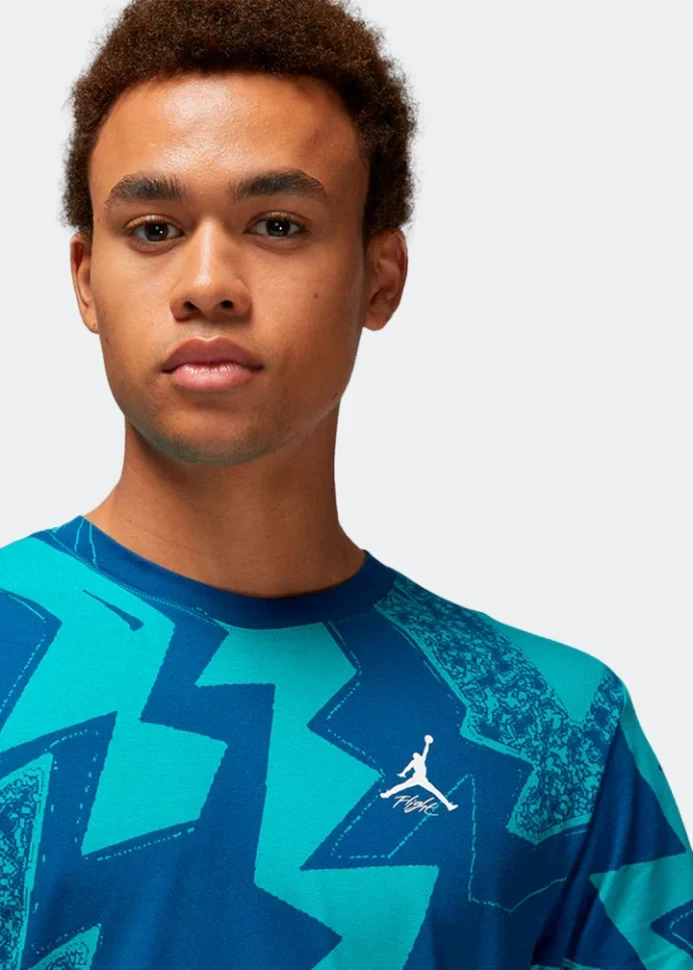Футболка Nike M J ESS SS AOP CREW DQ7368-322 в Екатеринбурге  в Екатеринбурге 