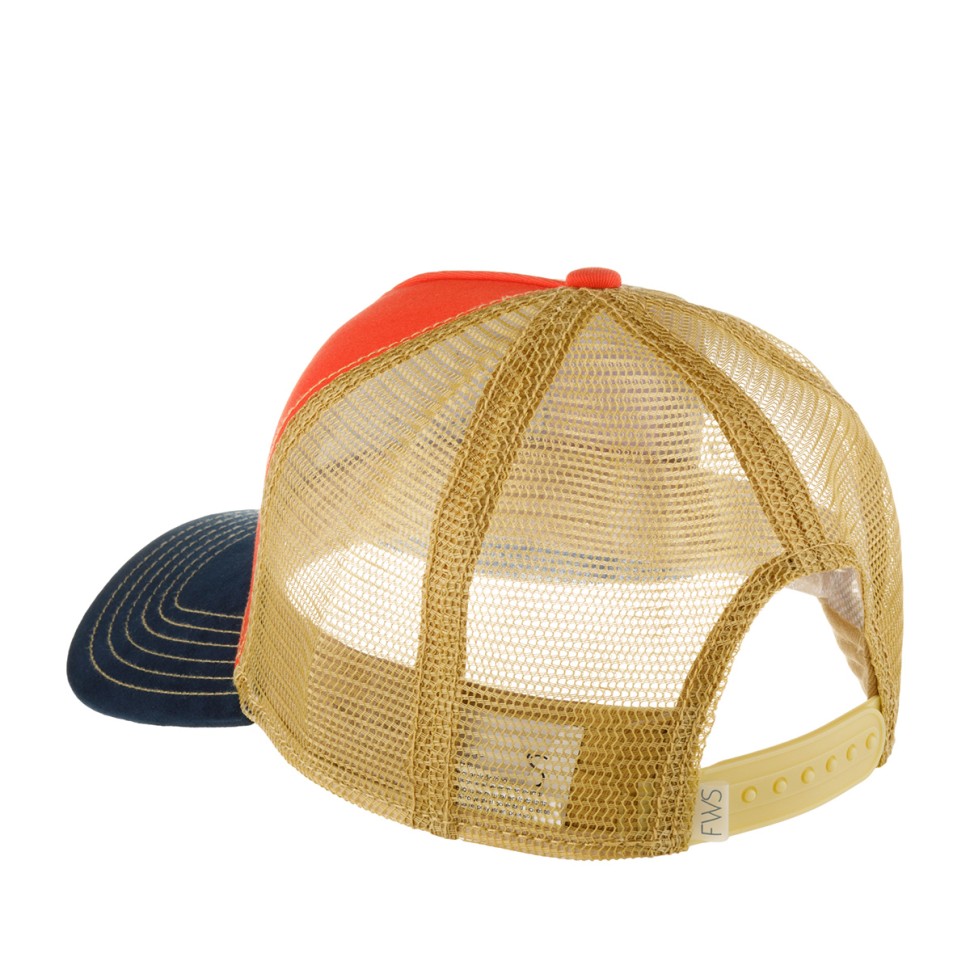 Бейсболка FWS 7761169 TRUCKER CAP BEACH RACE (оранжевый темно-синий) 72-101-38-00 в Екатеринбурге  в Екатеринбурге 
