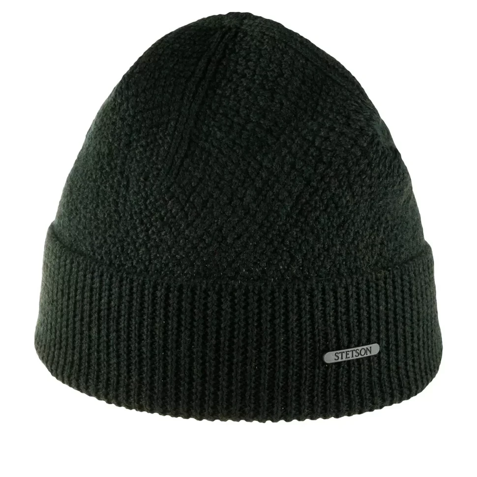 Шапка STETSON 8599396 BEANIE MERINO WOOL (темно-оливковый) 12-178-03-00 в Екатеринбурге  в Екатеринбурге 