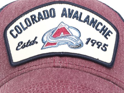 Бейсболка ATRIBUTIKA &amp; CLUB Colorado Avalanche, бордо.-син. 31149