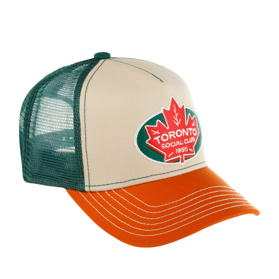 Бейсболка FWS 7761175 TRUCKER CAP TORONTO SOCIAL CLUB (оранжевый зеленый) 72-105-13-00 в Екатеринбурге  в Екатеринбурге 
