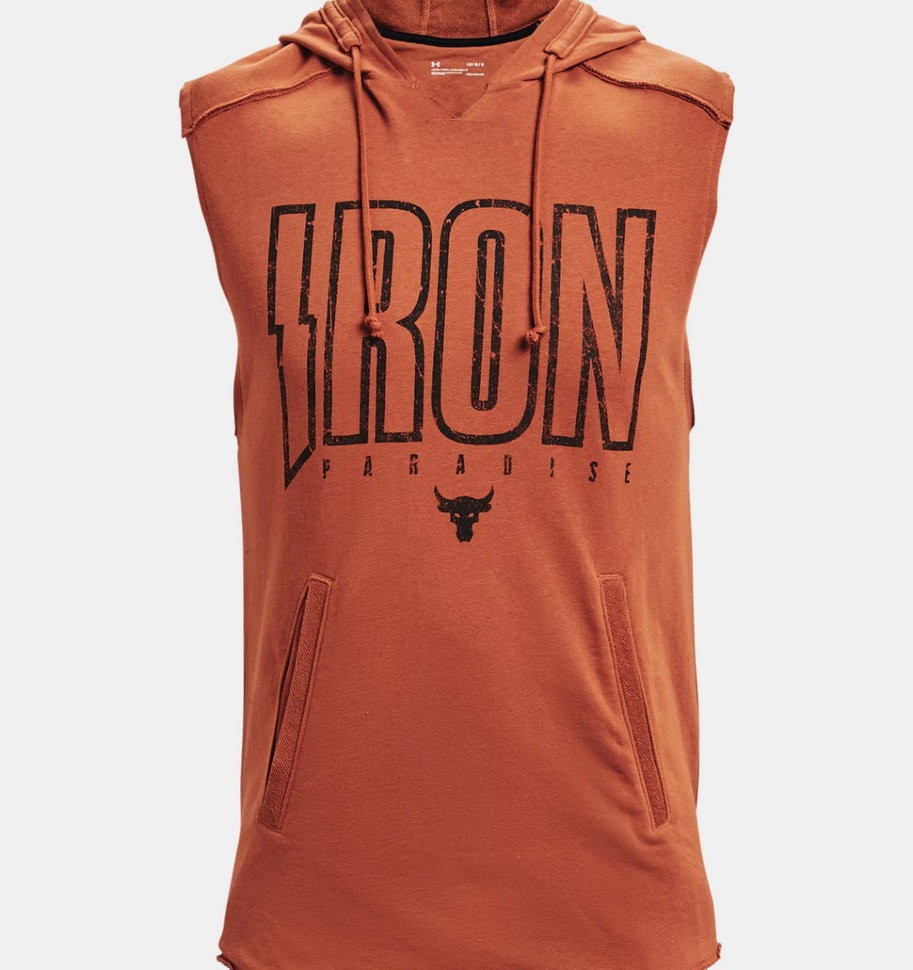 Майка с капюшоном Under Armour UA Pjt Rock Terry Iron SL HD 1361744-843 в Екатеринбурге  в Екатеринбурге 