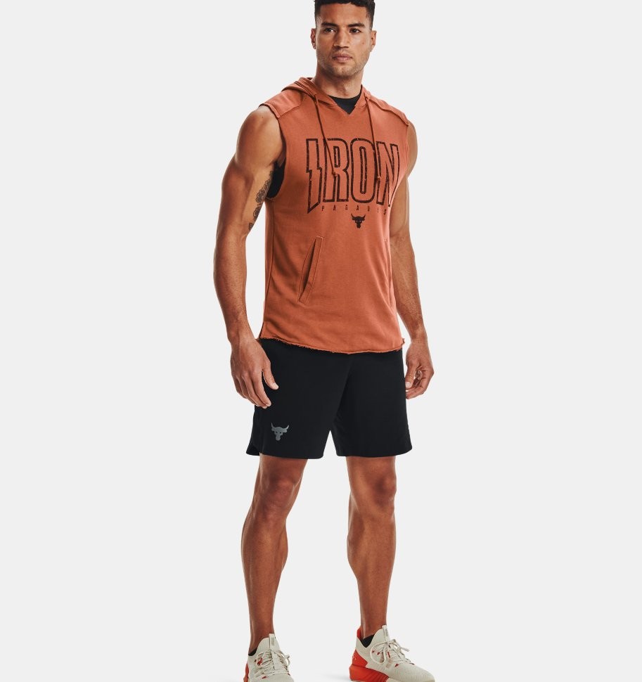 Майка с капюшоном Under Armour UA Pjt Rock Terry Iron SL HD 1361744-843 в Екатеринбурге  в Екатеринбурге 