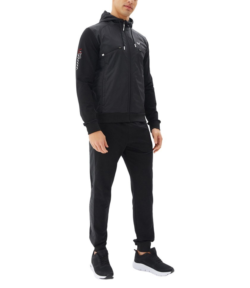 Костюм спортивный Bilcee Men's Hooded Tracksuit TB22ML01S0211-1-1001 в Екатеринбурге  в Екатеринбурге 