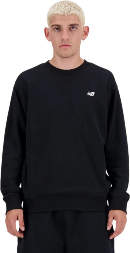 Джемпер New Balance Small Logo French Terry Crew MT41507BK в Екатеринбурге в Екатеринбурге