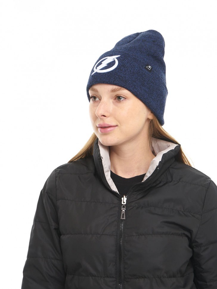 Шапка ATRIBUTIKA & CLUB Tampa Bay Lightning, син.меланж 59338 в Екатеринбурге  в Екатеринбурге 