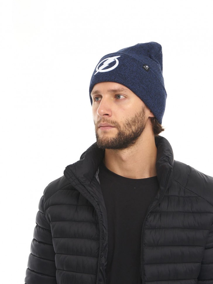 Шапка ATRIBUTIKA & CLUB Tampa Bay Lightning, син.меланж 59338 в Екатеринбурге  в Екатеринбурге 