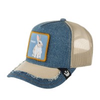 Бейсболка GOORIN BROTHERS ANIMAL FARM TRICKY Заяц синий бежевый 90-913-06-00 в Екатеринбурге  в Екатеринбурге 