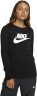Лонгслив Nike W NSW TEE ESSNTL LS ICON FTR BV6171-010