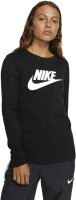 Лонгслив Nike W NSW TEE ESSNTL LS ICON FTR BV6171-010 в Екатеринбурге  в Екатеринбурге 
