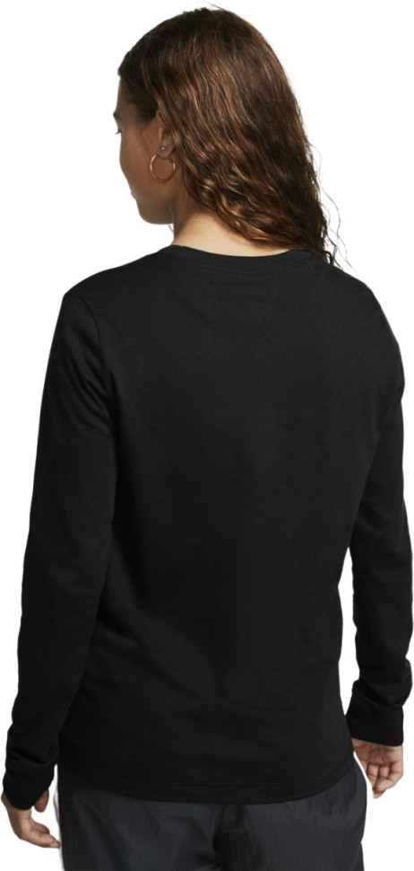 Лонгслив Nike W NSW TEE ESSNTL LS ICON FTR BV6171-010 в Екатеринбурге  в Екатеринбурге 