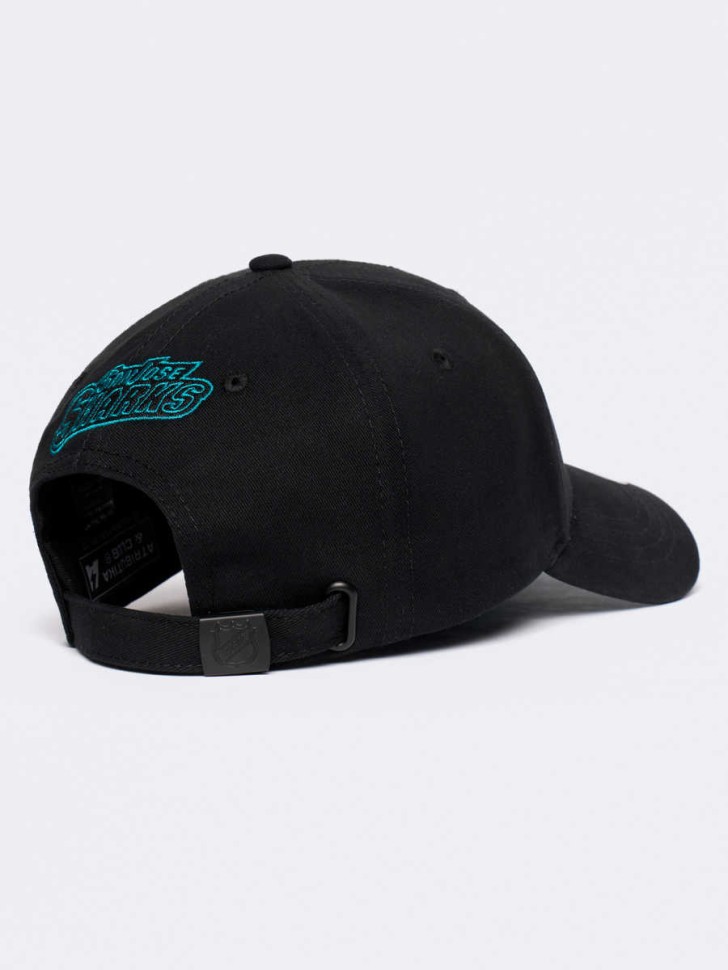 Бейсболка ATRIBUTIKA & CLUB San Jose Sharks, зелен.-черн. 32334 в Екатеринбурге  в Екатеринбурге 