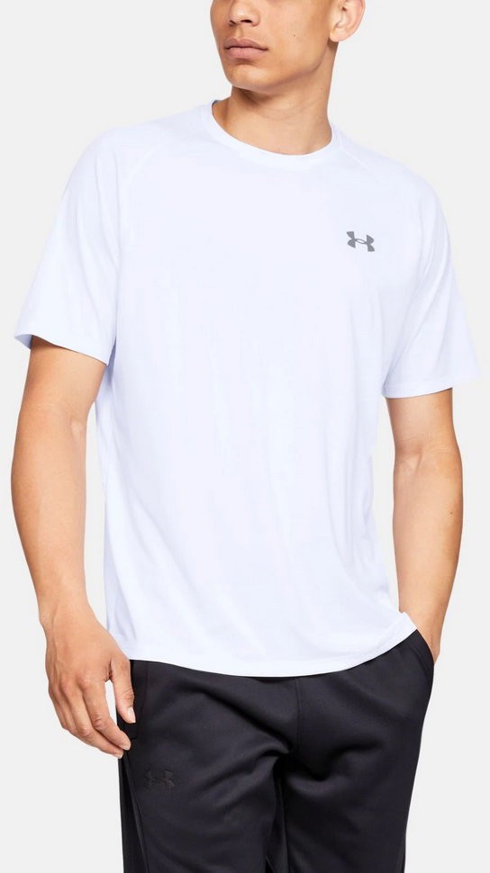 Футболка Under Armour UA Tech SS Tee White /  / Overcast Gray 1326413-100 в Екатеринбурге  в Екатеринбурге 