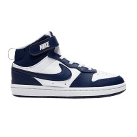 Кроссовки Nike Court Borough Mid 2Velcro 'White Signal Blue' CD7783-107 в Екатеринбурге  в Екатеринбурге 