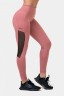 Лосины Nebbia High Waist & Mesh Leggings 573 Old rose