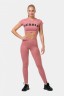 Лосины Nebbia High Waist & Mesh Leggings 573 Old rose