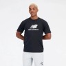 Футболка New Balance Essentials Stacked Logo Cotton Jersey Short Sleeve T-shirt MT31541-BK в Екатеринбурге  в Екатеринбурге 