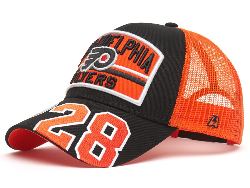 Бейсболка ATRIBUTIKA & CLUB Philadelphia Flyers, оранж.-черн. 32337 в Екатеринбурге  в Екатеринбурге 