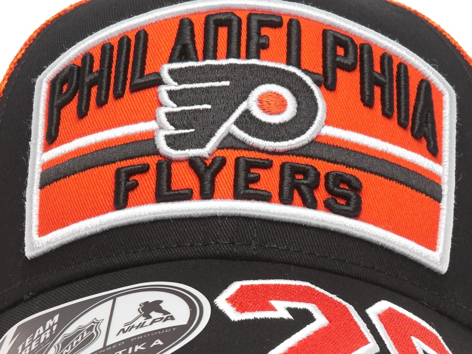 Бейсболка ATRIBUTIKA & CLUB Philadelphia Flyers, оранж.-черн. 32337 в Екатеринбурге  в Екатеринбурге 