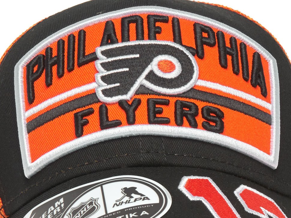 Бейсболка ATRIBUTIKA & CLUB Philadelphia Flyers, оранж.-черн. 32338 в Екатеринбурге  в Екатеринбурге 
