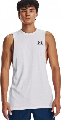 Майка Under Armour UA LEFT CHEST CUT OFF TANK 1329286-100