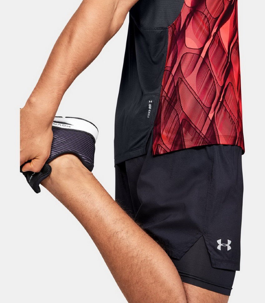 Футболка Under Armour M UA Qualifier ISO-CHILL Printed Short Sleeve 1350133-628 в Екатеринбурге  в Екатеринбурге 