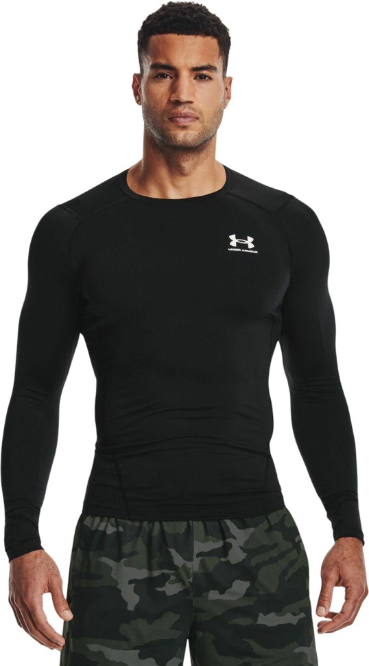 Футболка с длинным рукавом Under Armour UA HG Armour Comp LS 1361524-001 в Екатеринбурге  в Екатеринбурге 