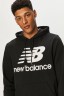 Толстовка New Balance NB Essentials Stacked Logo Po Hoodie MT03558-BK в Екатеринбурге  в Екатеринбурге 