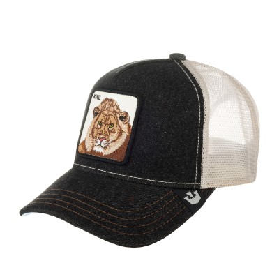 Бейсболка GOORIN BROTHERS Animal Farm King 101-0388 (темно-серый) 91-648-05-00