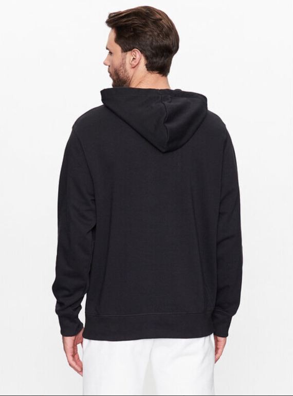 Толстовка New Balance Essentials Stacked Logo French Terry Hoodie MT31537-BK в Екатеринбурге в Екатеринбурге
