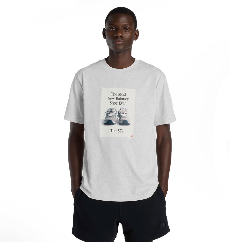 Футболка New Balance 574 Ad T-Shirt MT61B0WF-AHH в Екатеринбурге  в Екатеринбурге 