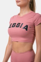 Футболка Nebbia 584 Short Sleeve Sporty Crop Top Old rose в Екатеринбурге  в Екатеринбурге 
