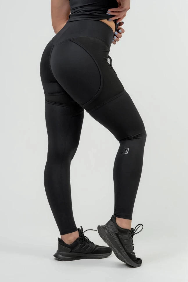 Легинсы NEBBIA 838 High Waist Leggings INTENSE Mesh Black в Екатеринбурге  в Екатеринбурге 