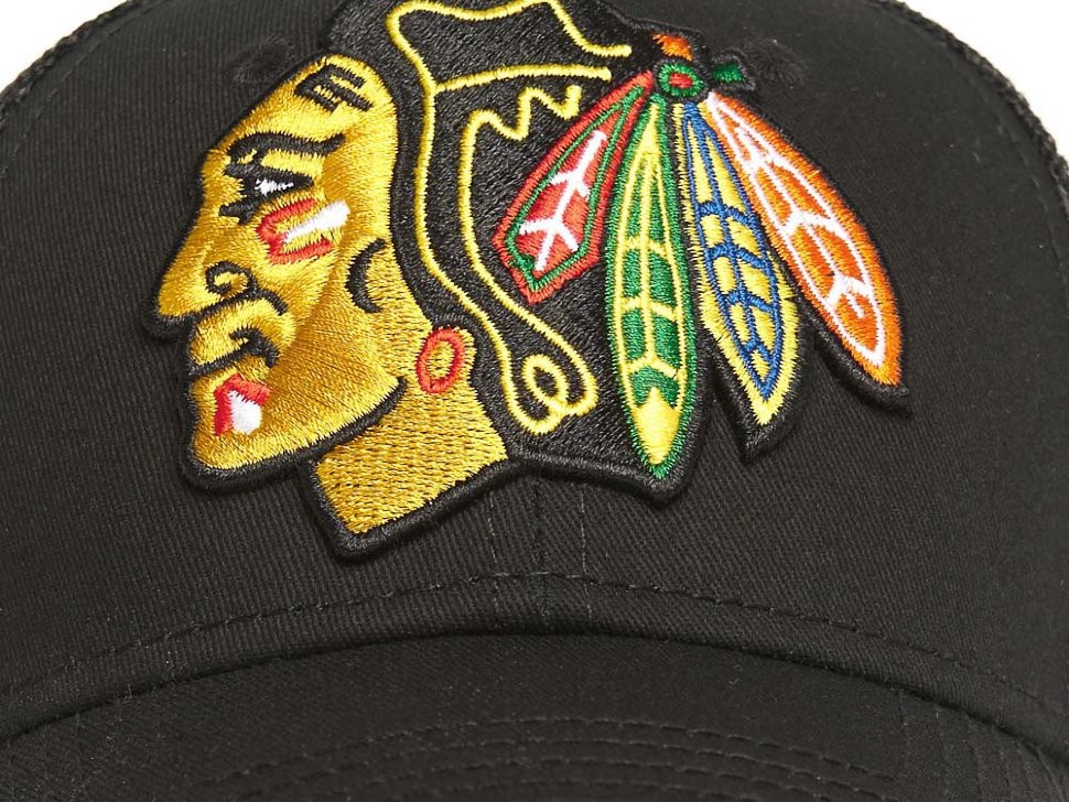 Бейсболка ATRIBUTIKA & CLUB Chicago Blackhawks, черн. 28165 в Екатеринбурге  в Екатеринбурге 