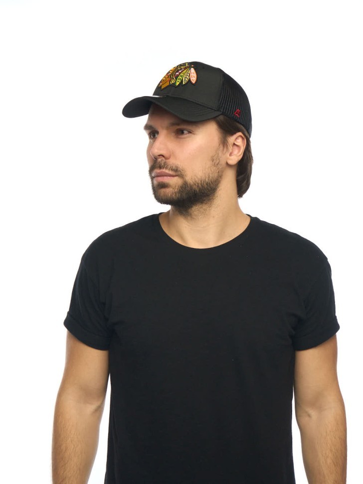 Бейсболка ATRIBUTIKA&CLUB Chicago Blackhawks, черн. 31713 в Екатеринбурге  в Екатеринбурге 