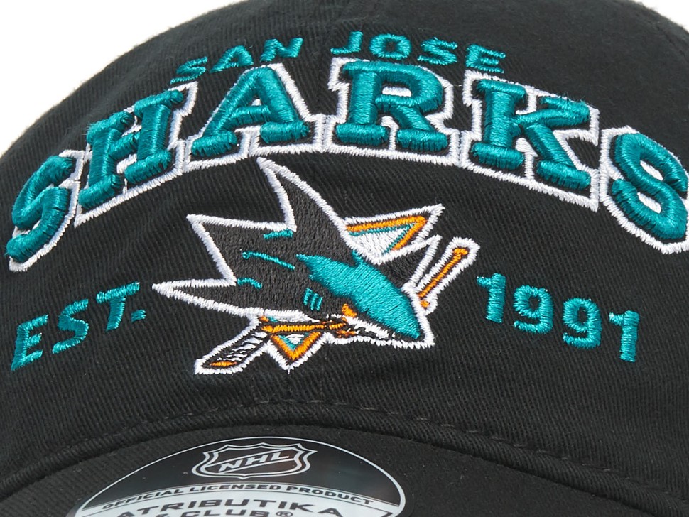 Бейсболка ATRIBUTIKA & CLUB San Jose Sharks, черн. 31216 в Екатеринбурге  в Екатеринбурге 
