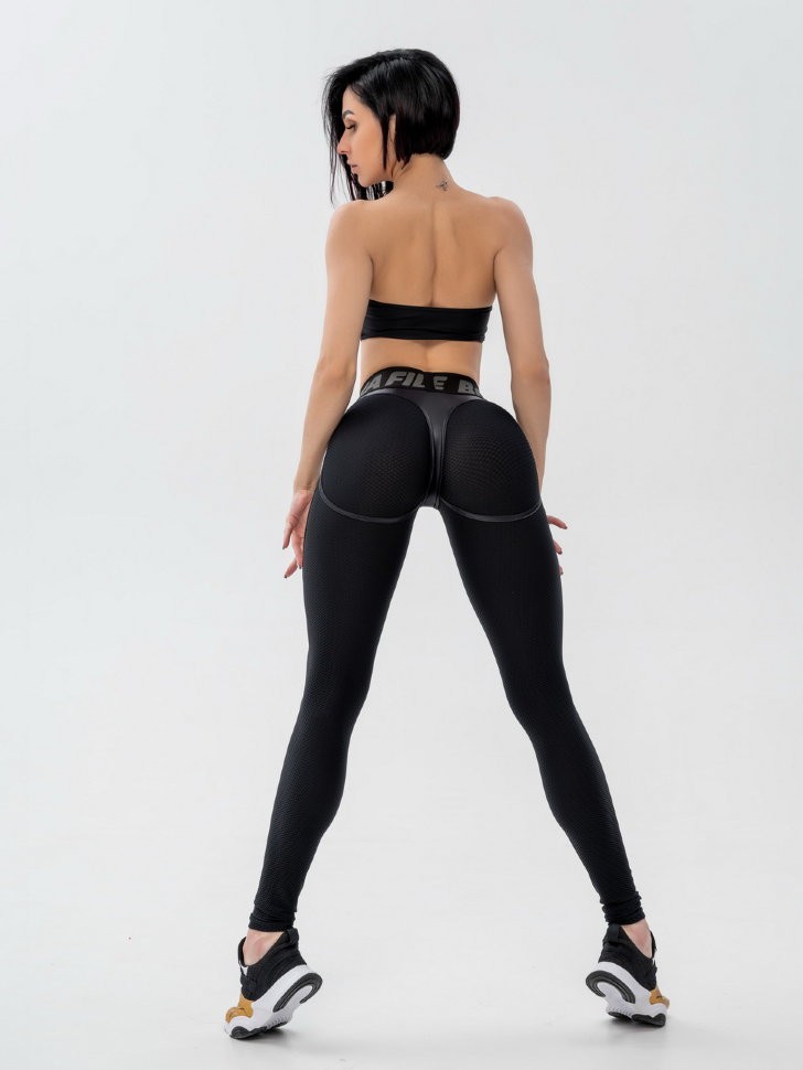 Лосины Bona Fide: Extra Sex "Black Skin" BFL-025-308ExSexBl в Екатеринбурге  в Екатеринбурге 