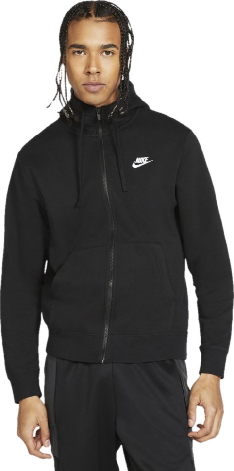 Толстовка Nike M Nsw Club Hoodie Fz Bb BV2645-010 в Екатеринбурге  в Екатеринбурге 