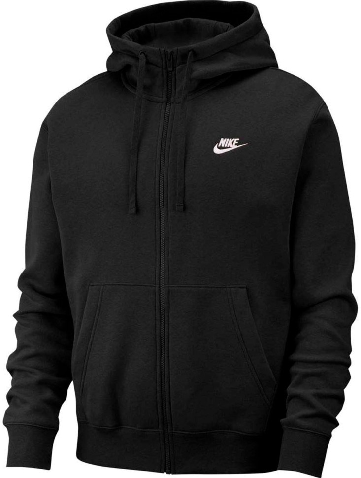 Толстовка Nike M Nsw Club Hoodie Fz Bb BV2645-010 в Екатеринбурге  в Екатеринбурге 