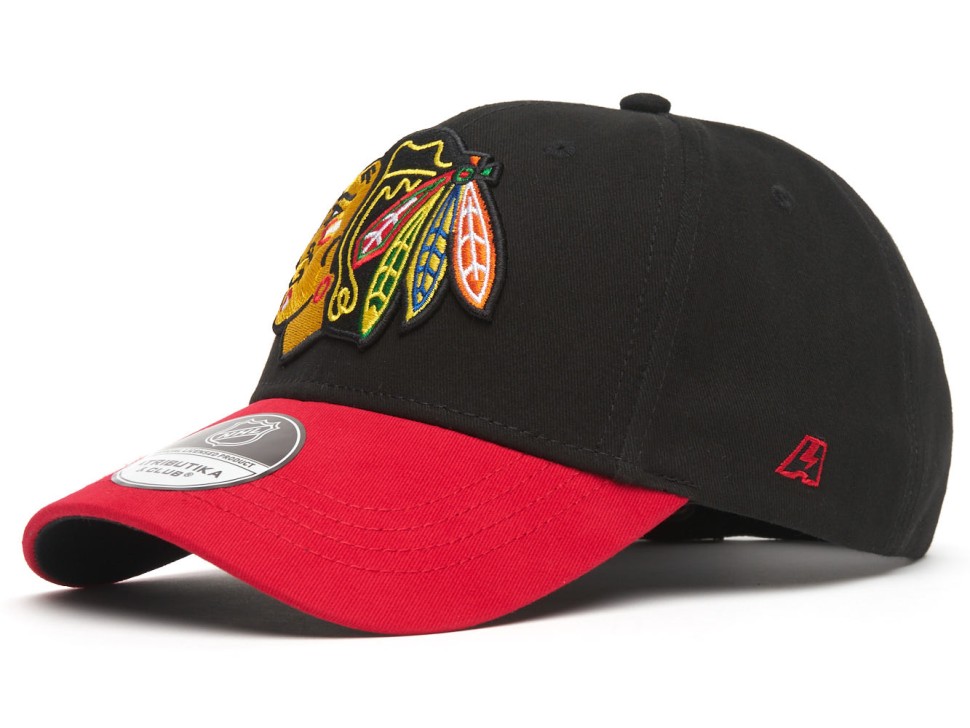 Бейсболка ATRIBUTIKA & CLUB Chicago Blackhawks, черн.-красн. 31227 в Екатеринбурге  в Екатеринбурге 