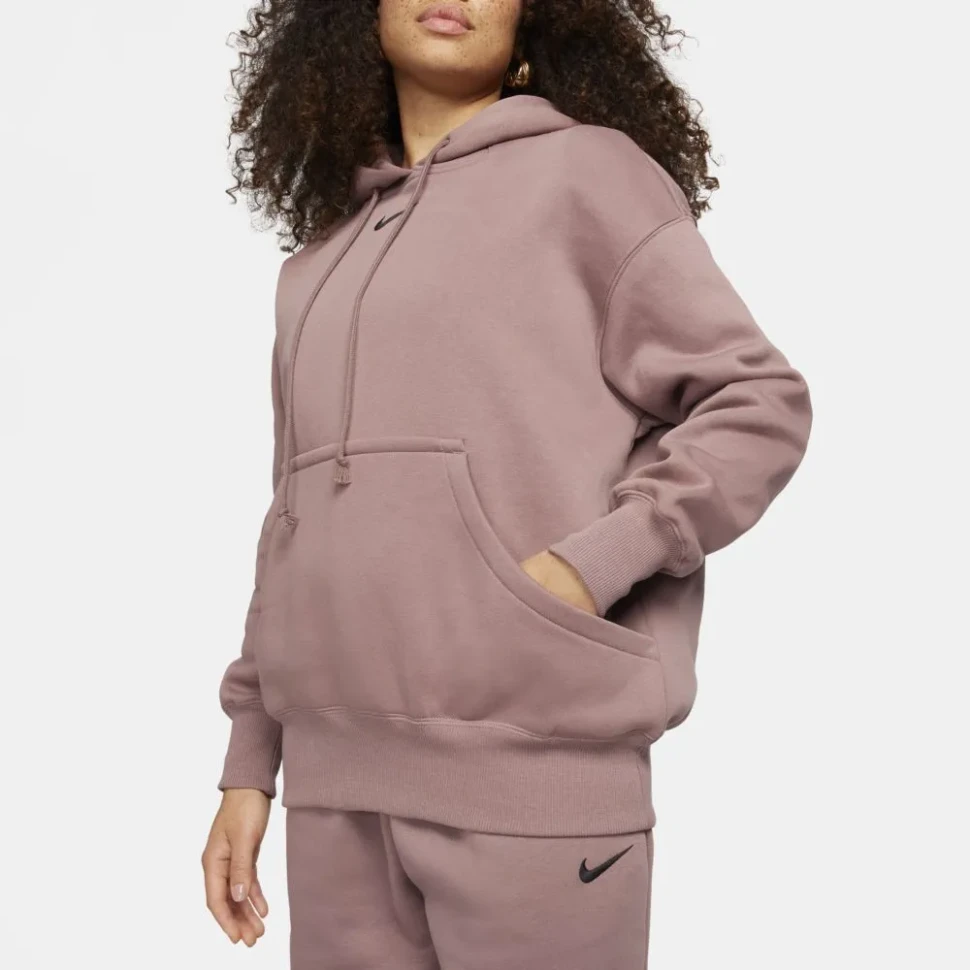 Толстовка Nike W NSW PHNX FLC OS PO HOODIE DQ5860-208 в Екатеринбурге  в Екатеринбурге 