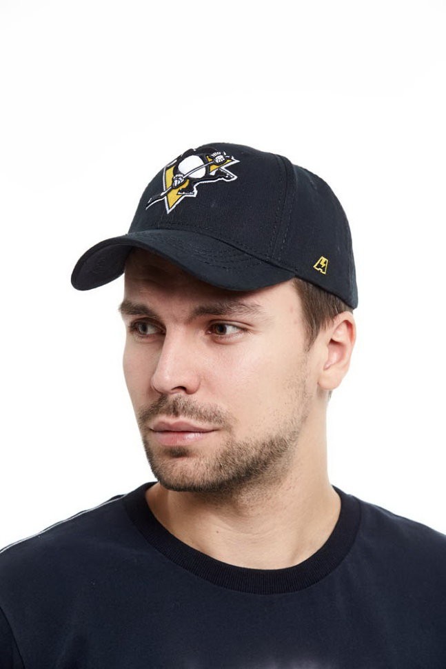 Бейсболка ATRIBUTIKA & CLUB Pittsburgh Penguins, черн. 29085 в Екатеринбурге  в Екатеринбурге 