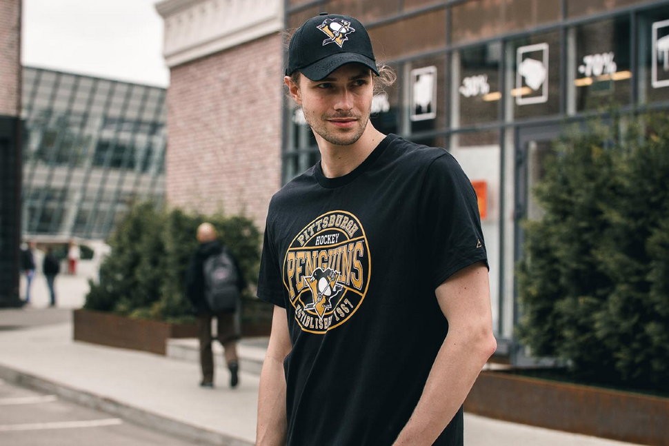 Бейсболка ATRIBUTIKA & CLUB Pittsburgh Penguins, черн. 29085 в Екатеринбурге  в Екатеринбурге 