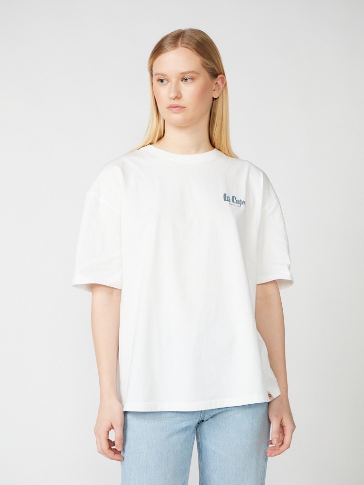 Футболка Lee Cooper MT4A122597BSLC/WHT в Екатеринбурге  в Екатеринбурге 